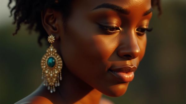 Boucles d'oreilles pour peau noire : révélez votre éclat avec audace